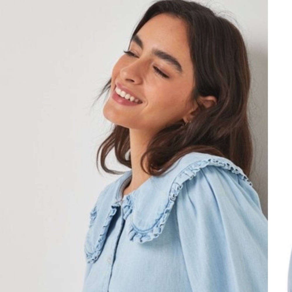 Clearance- make your offer! Levi's® Mimmi Statement Collar Blouse